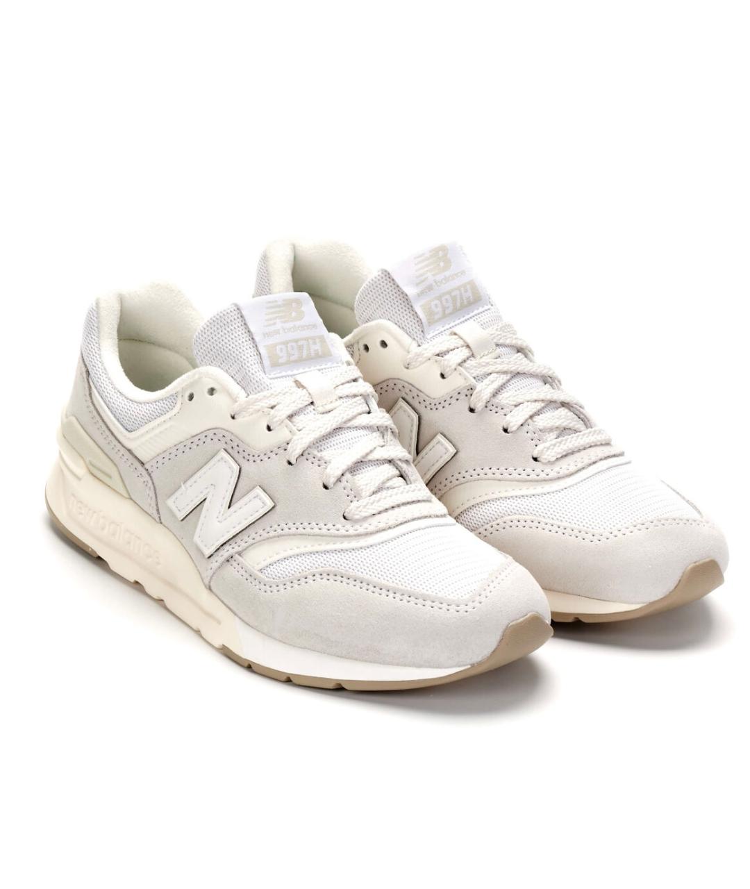 NEW BALANCE Бежевые замшевые кроссовки, фото 2