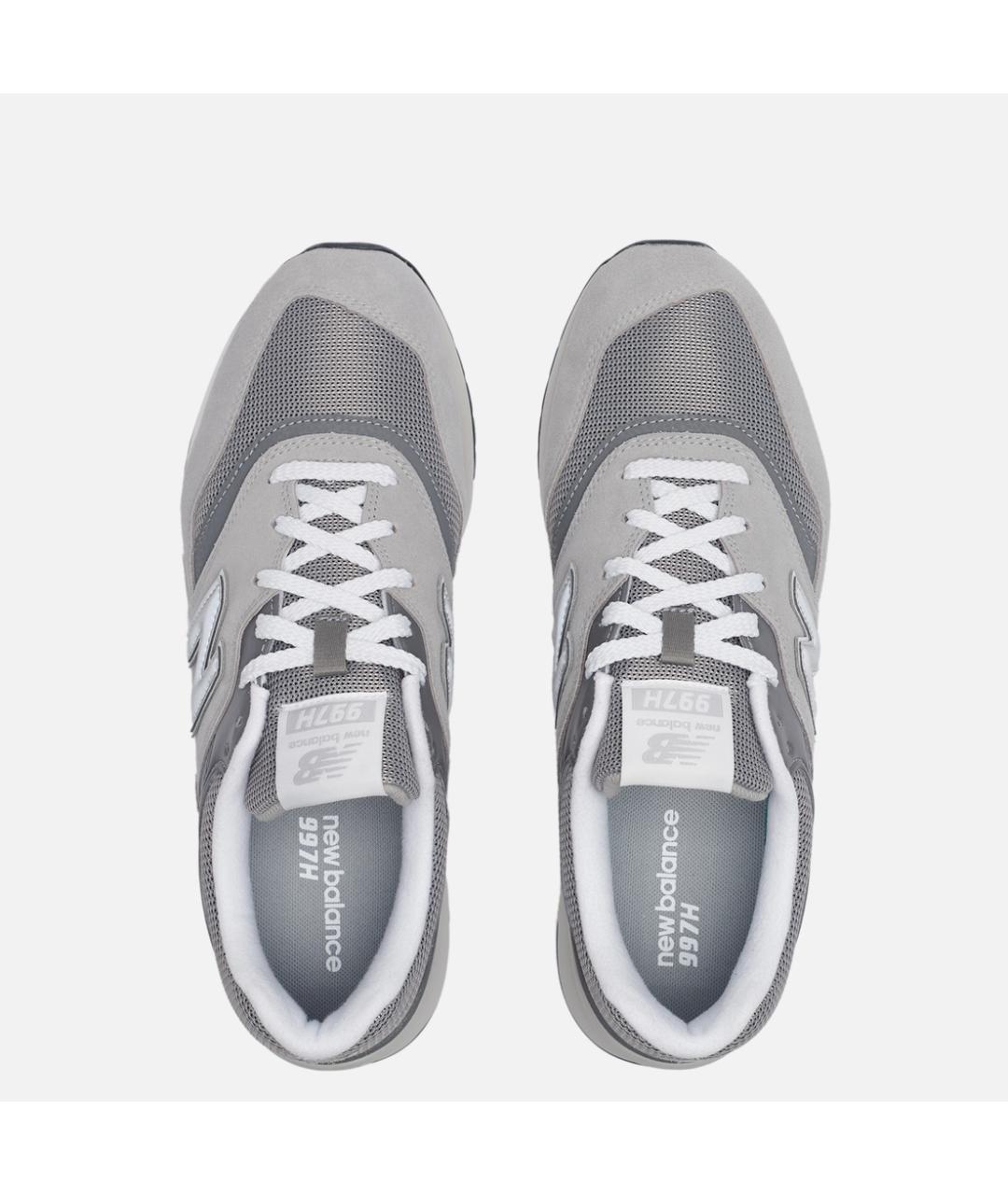 NEW BALANCE Серые замшевые кроссовки, фото 3