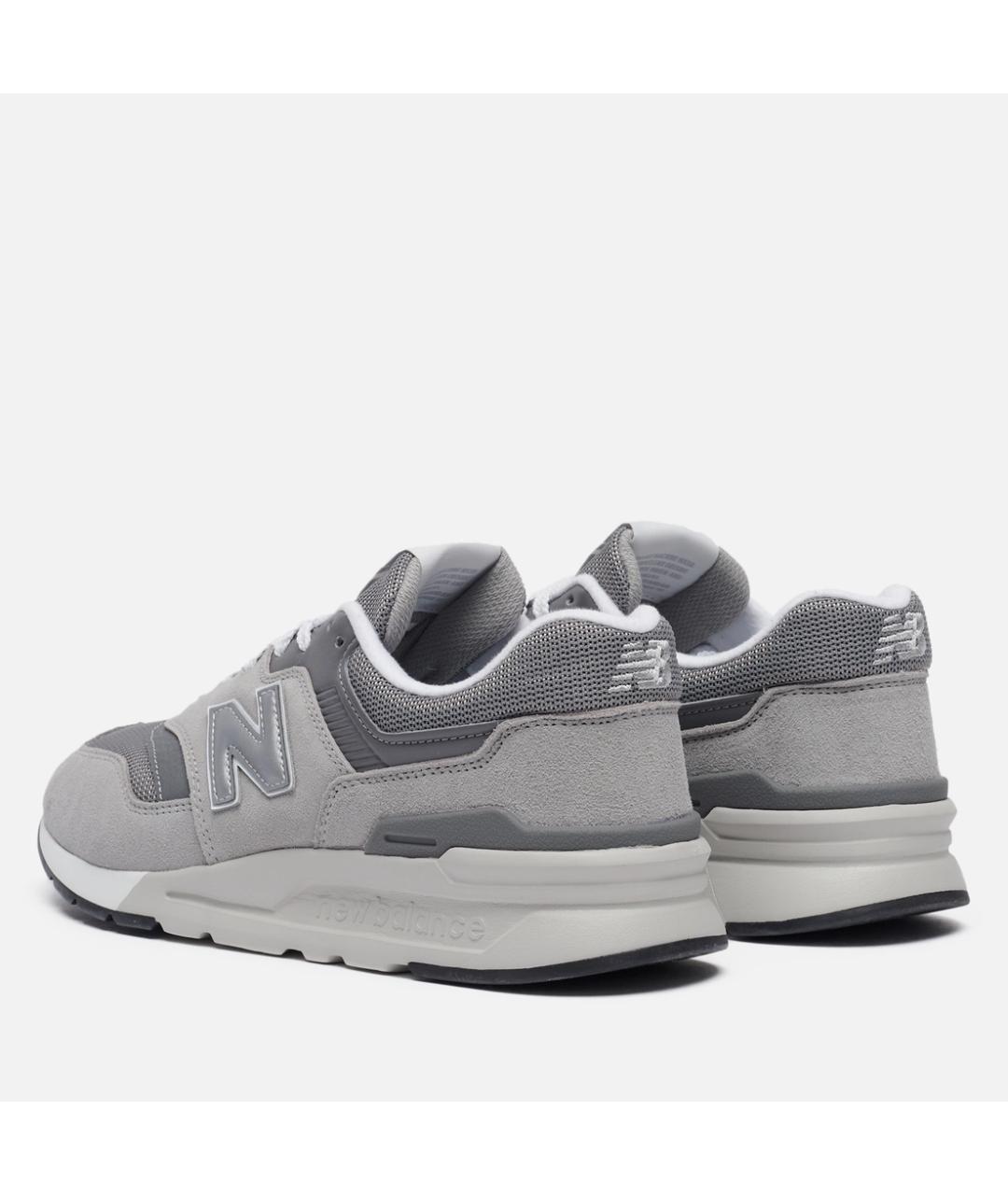 NEW BALANCE Серые замшевые кроссовки, фото 4