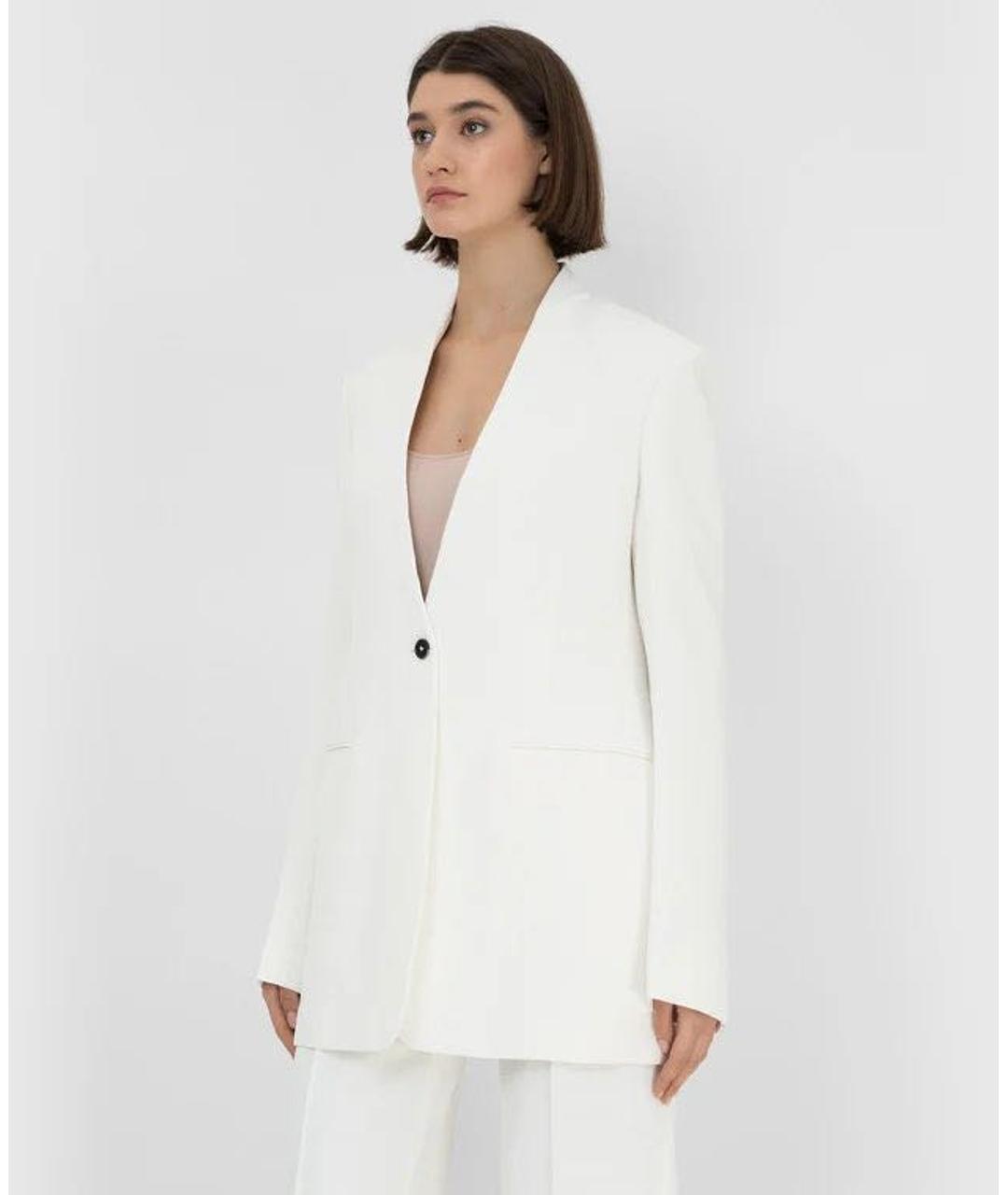 JIL SANDER Белый костюм с брюками, фото 4
