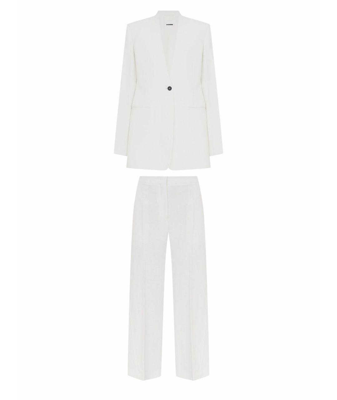 JIL SANDER Белый костюм с брюками, фото 1