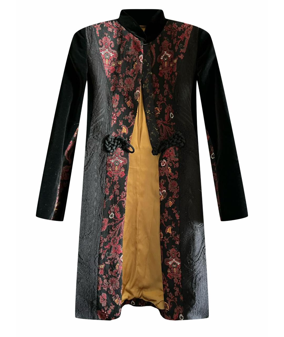 ETRO Черное креповое пальто, фото 1