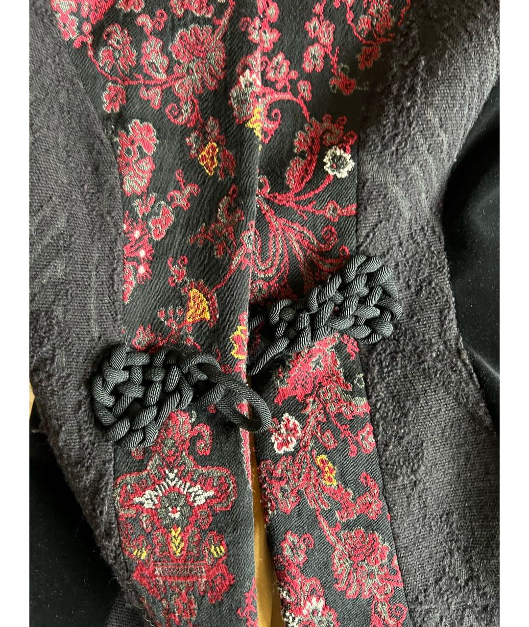 ETRO Черное креповое пальто, фото 6