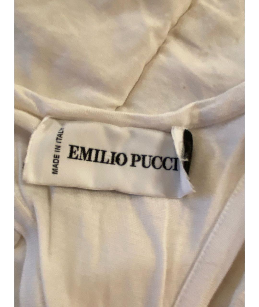 EMILIO PUCCI Белое хлопковое платье, фото 5