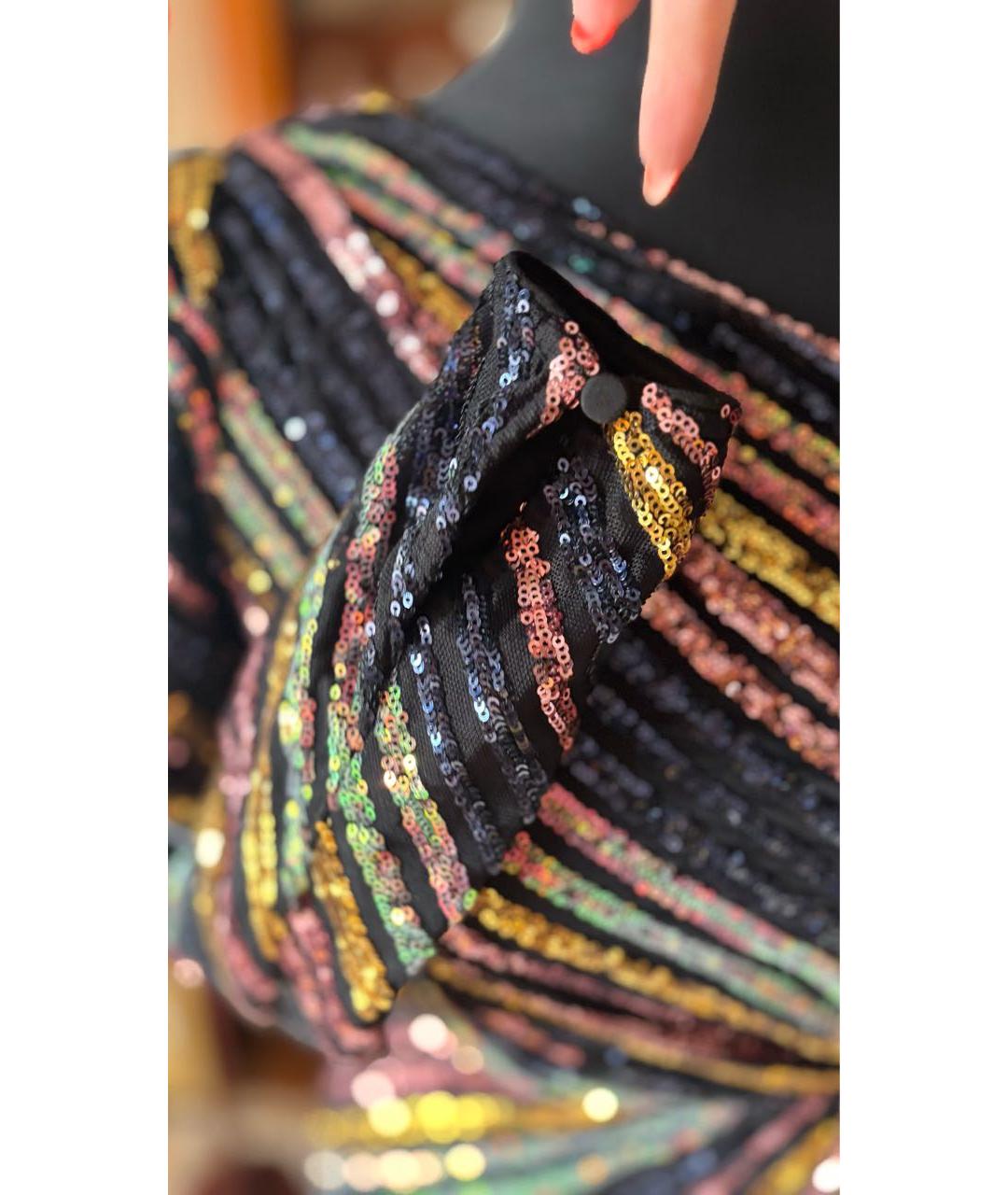 SELF-PORTRAIT Черное коктейльное платье, фото 6