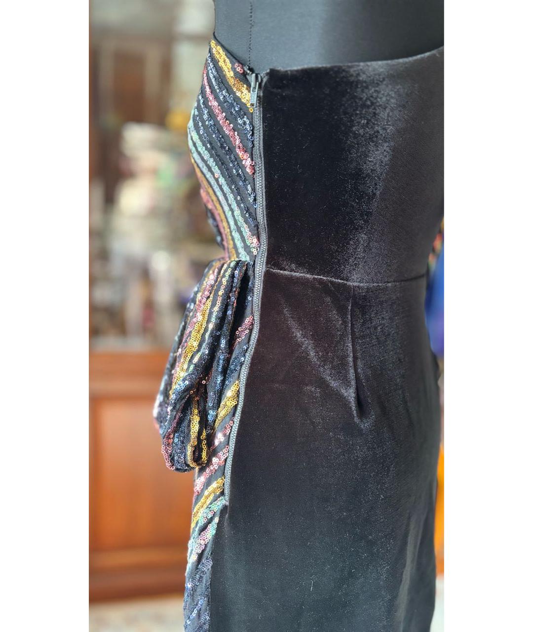 SELF-PORTRAIT Черное коктейльное платье, фото 5