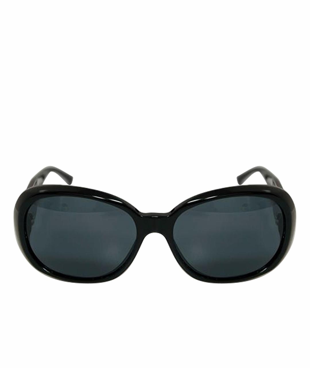 CHANEL PRE-OWNED Черные пластиковые солнцезащитные очки, фото 1