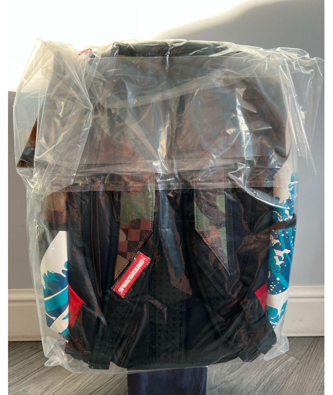 SPRAYGROUND Коричневый рюкзак из искусственной кожи, фото 6