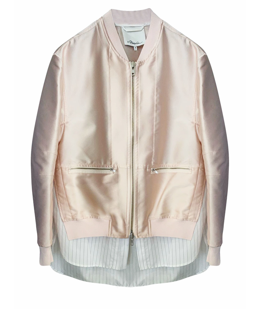 3.1 PHILLIP LIM Розовый шелковый жакет/пиджак, фото 1