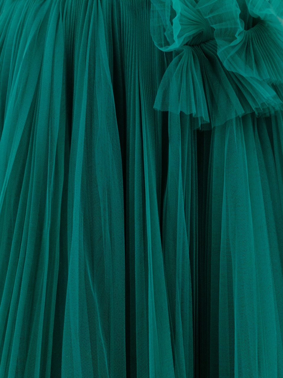ROCHAS Зеленая юбка миди, фото 4