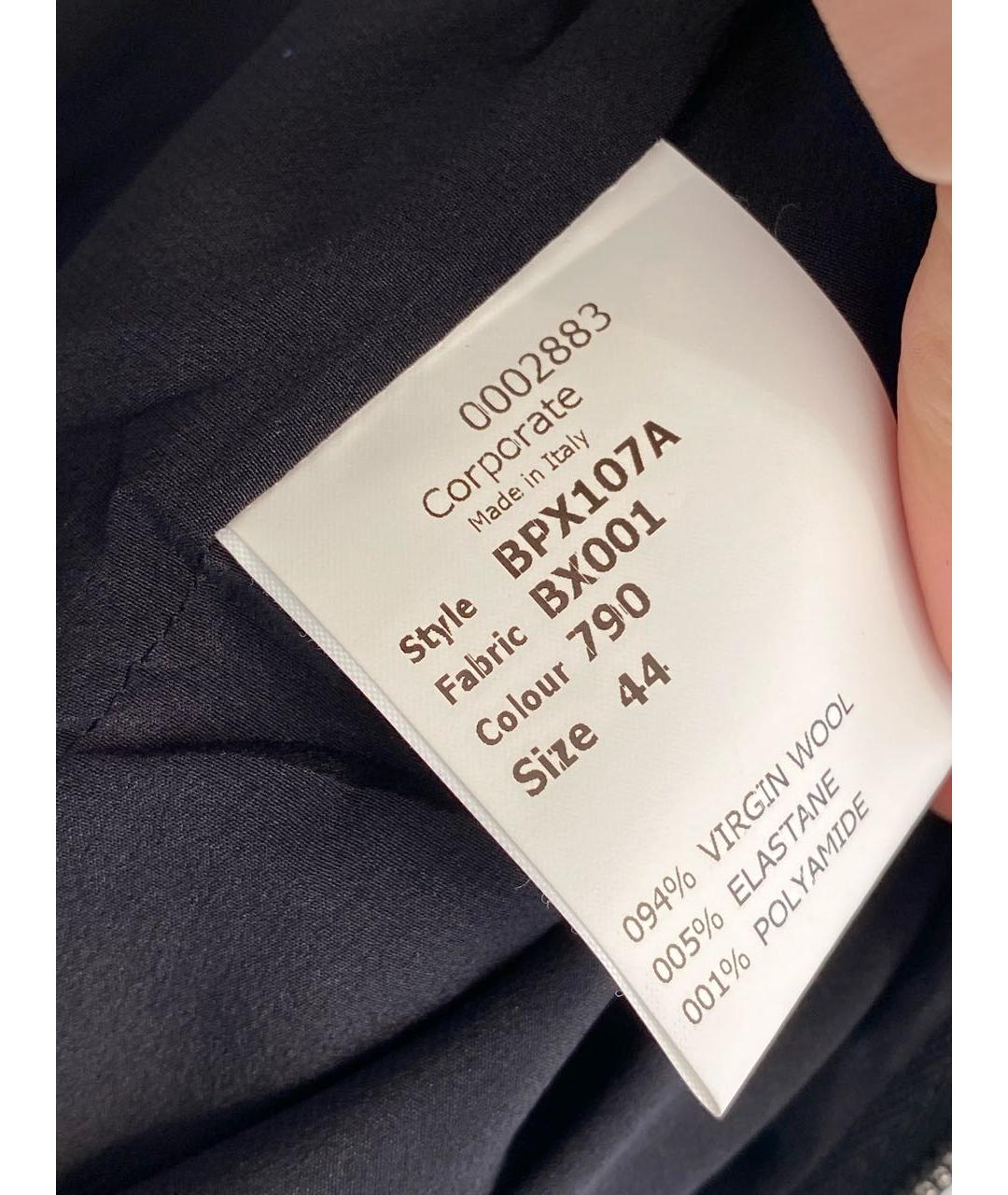 ANTONIO BERARDI Черная шерстяная юбка миди, фото 8