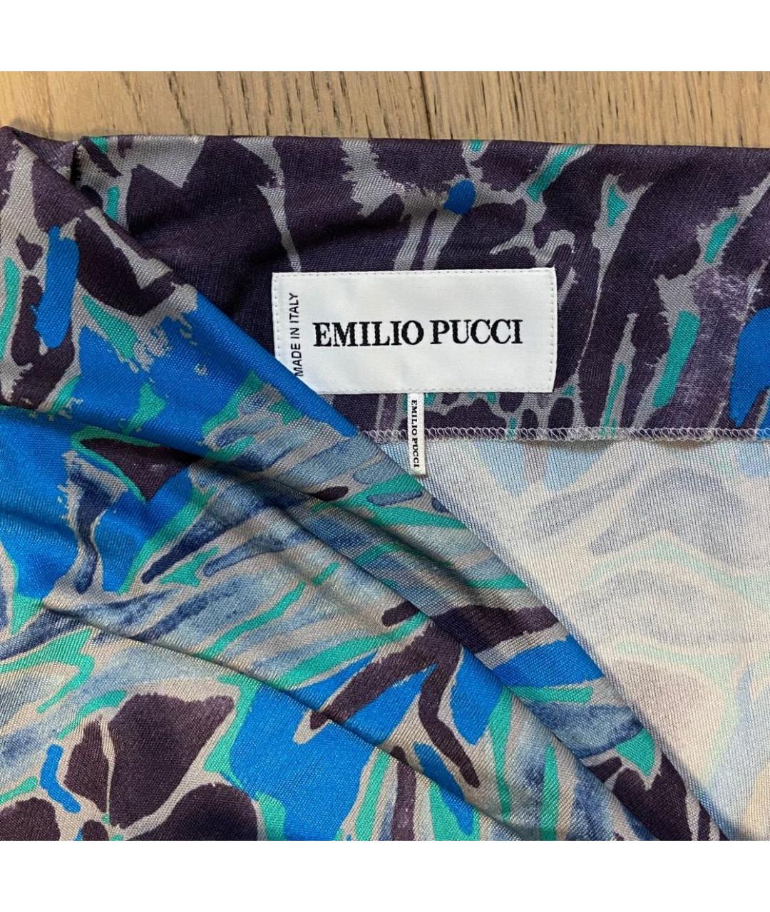 EMILIO PUCCI Мульти коктейльное платье, фото 4