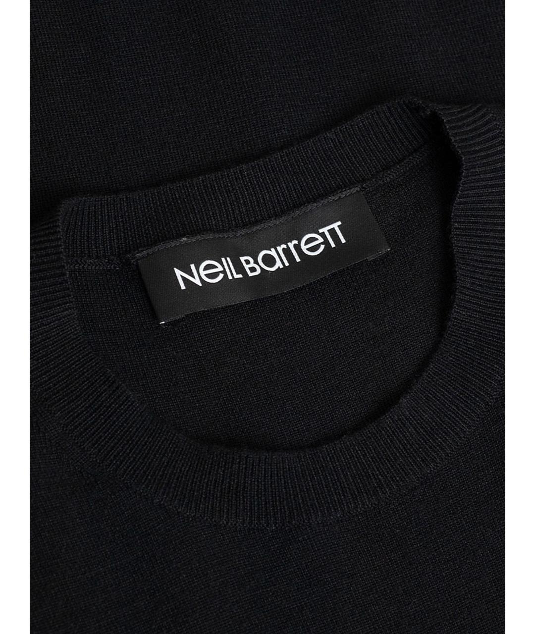 NEIL BARRETT Черный джемпер / свитер, фото 3