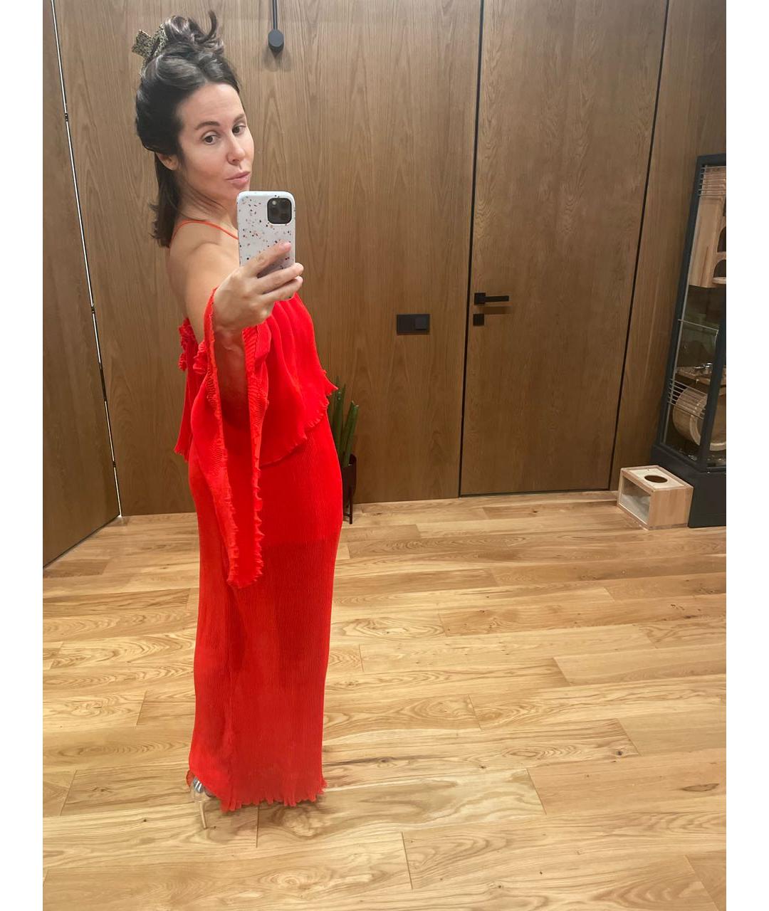 ALICE MCCALL Красное полиамидовое вечернее платье, фото 8