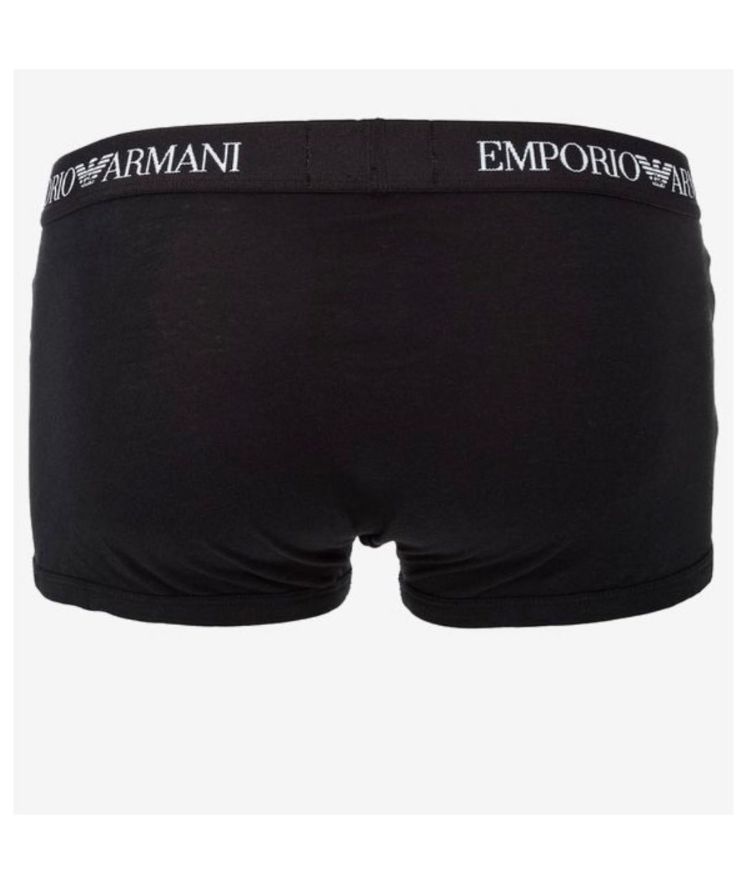 EMPORIO ARMANI Черные хлопковые шорты, фото 3