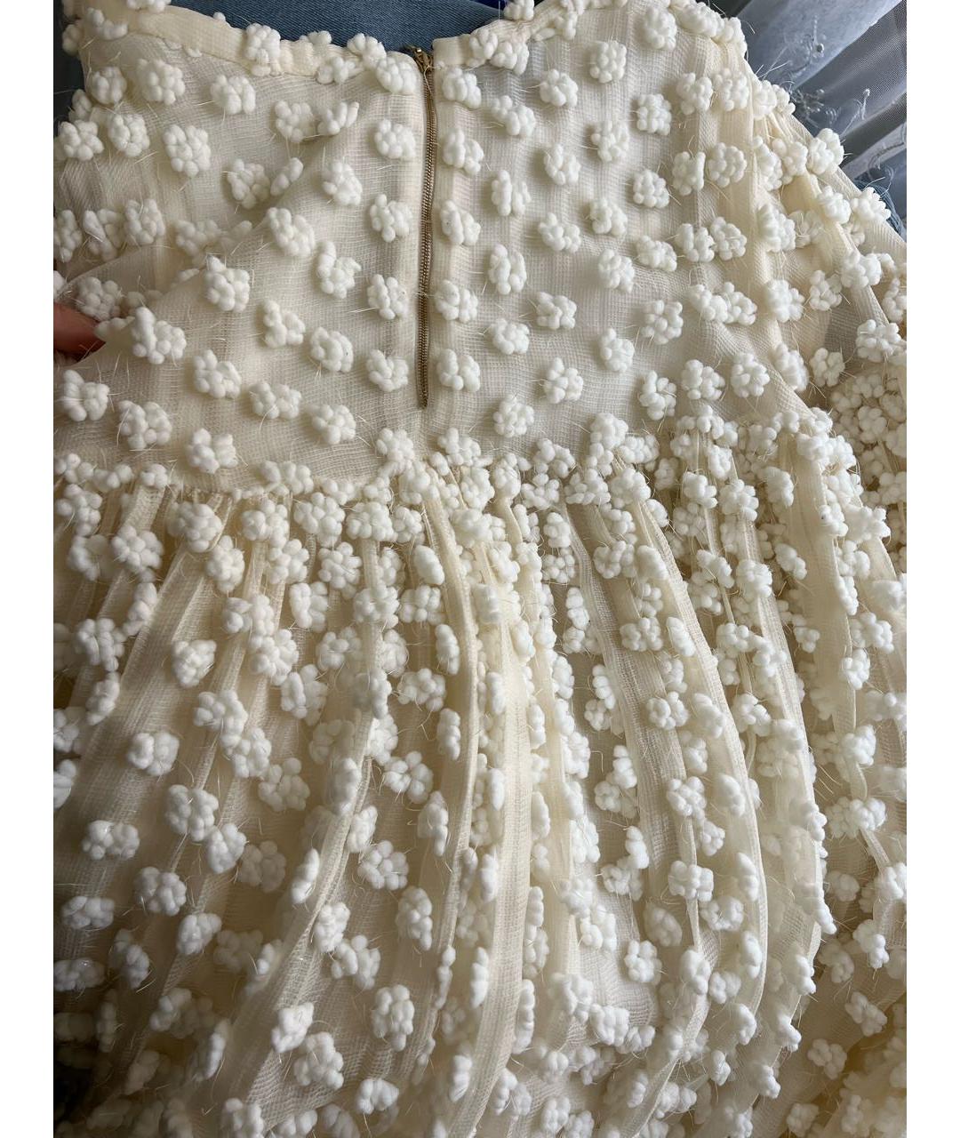 ROCHAS Бежевая полиамидовая юбка макси, фото 2