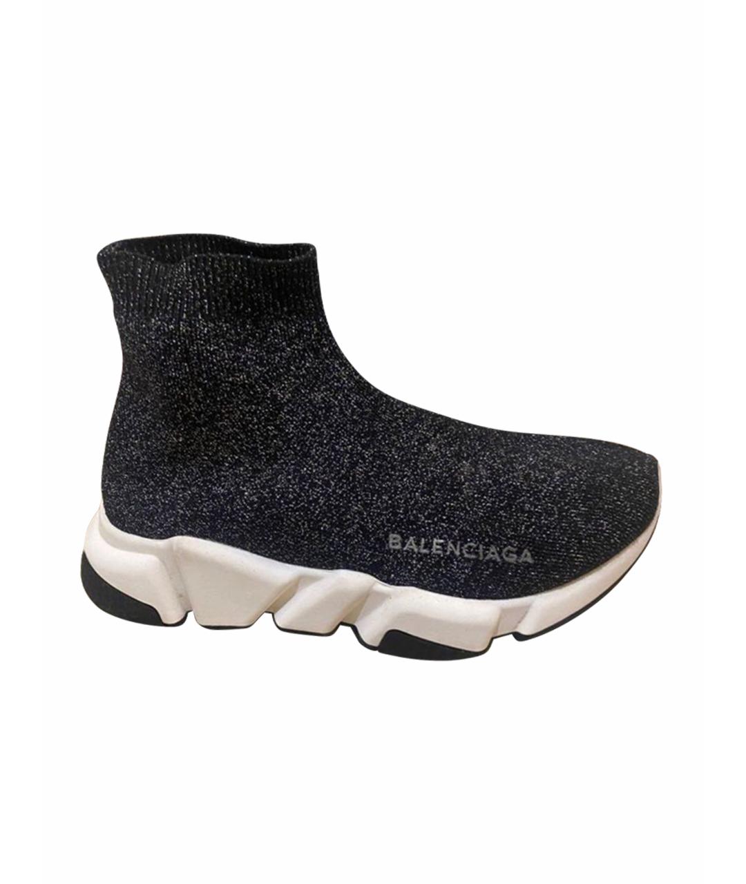 BALENCIAGA Серые текстильные кроссовки, фото 1