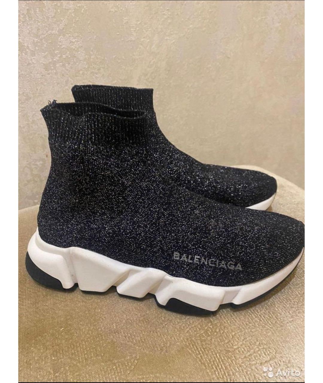 BALENCIAGA Серые текстильные кроссовки, фото 6