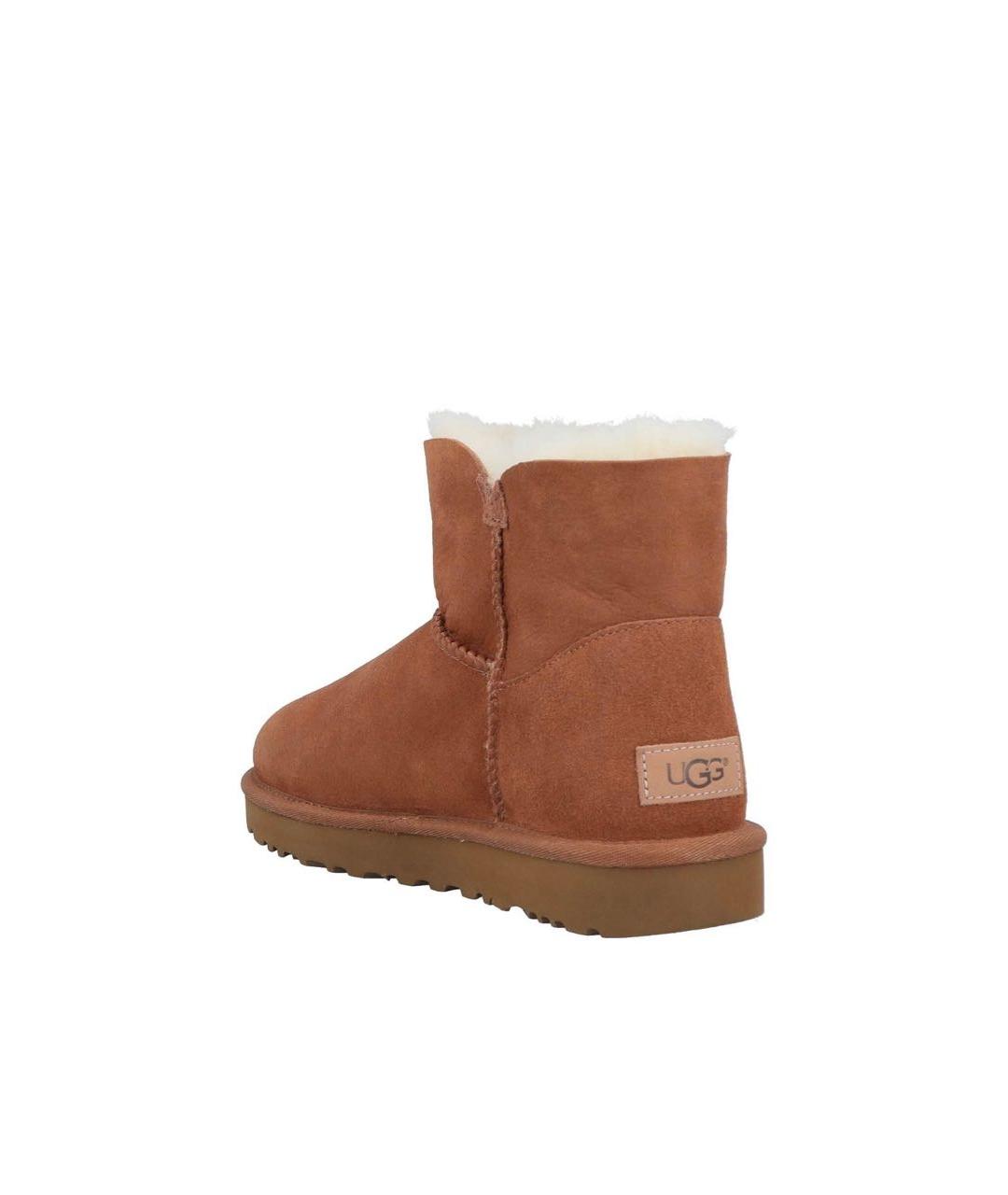 UGG AUSTRALIA Коричневые замшевые ботинки, фото 3