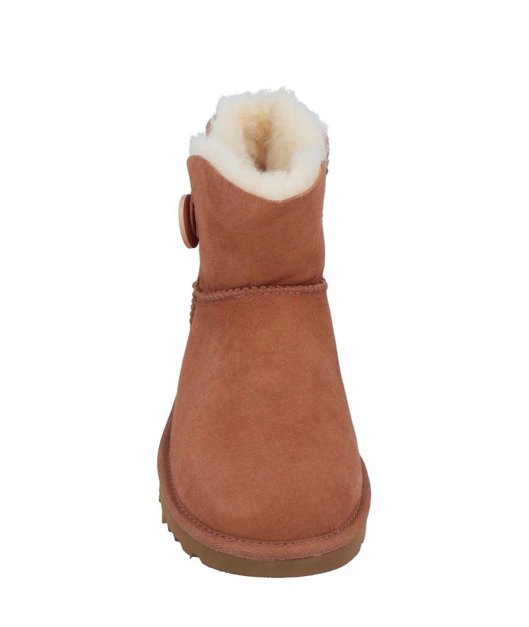UGG AUSTRALIA Коричневые замшевые ботинки, фото 4
