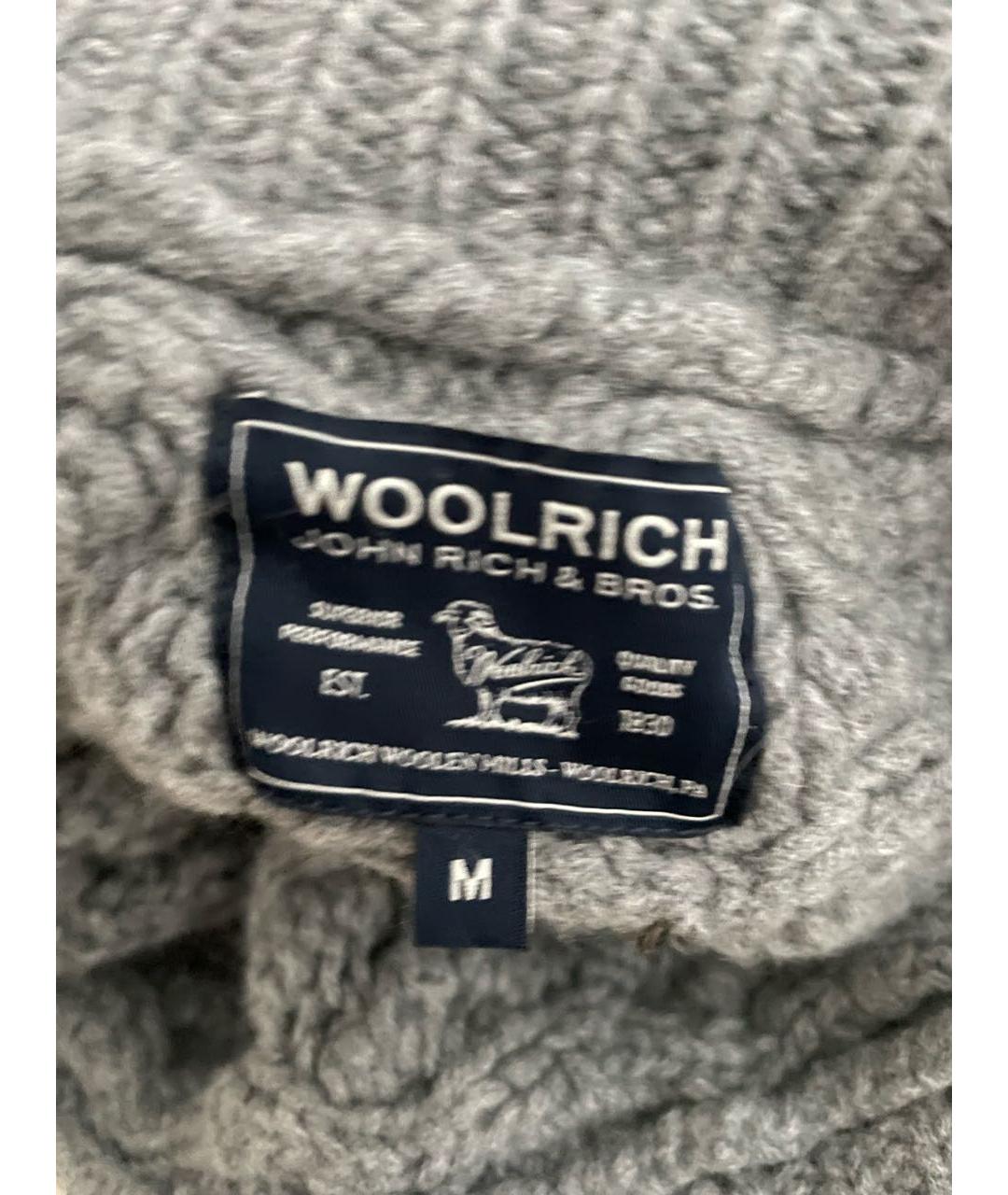 WOOLRICH Серый шерстяной джемпер / свитер, фото 4