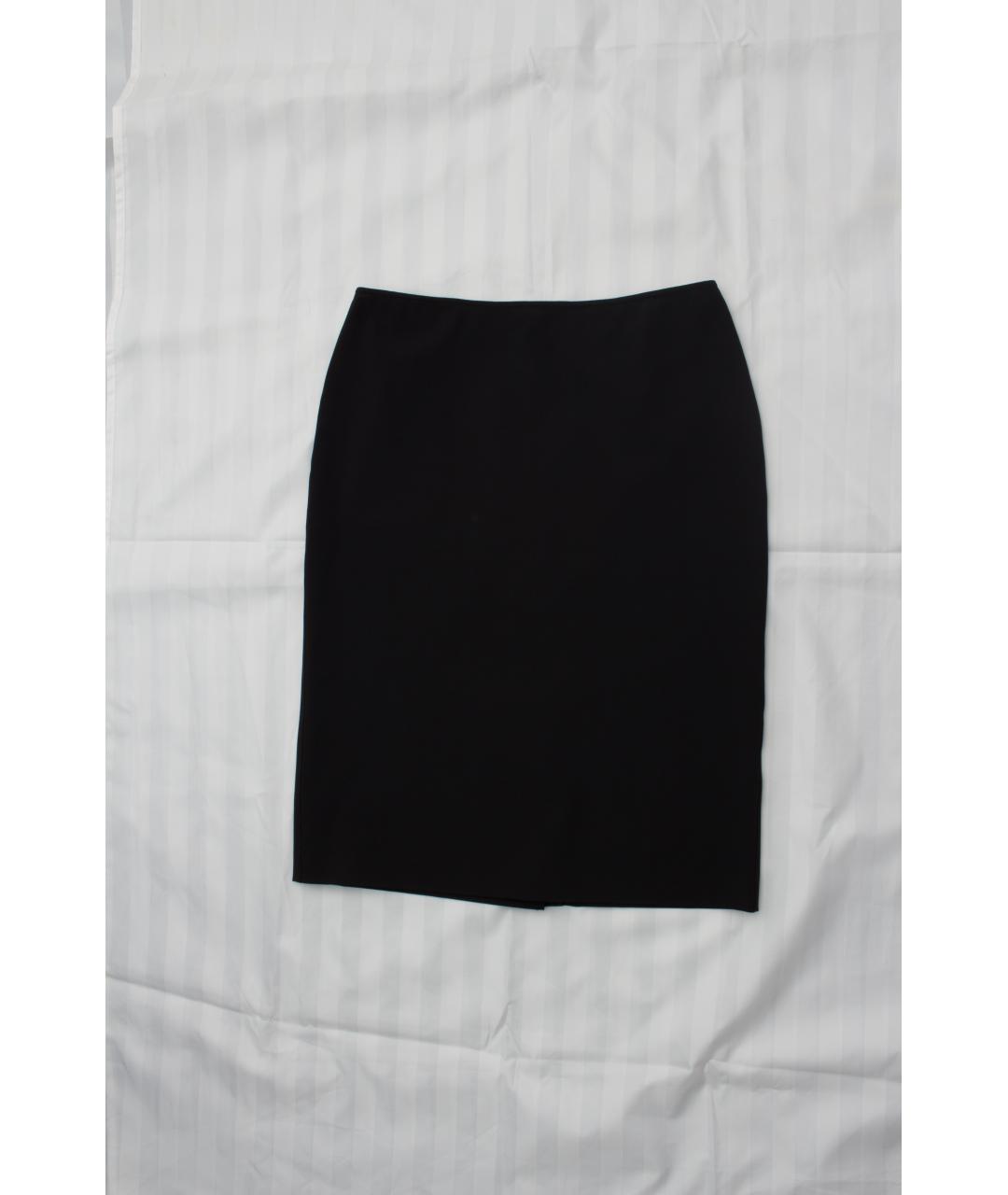 CALVIN KLEIN Черная полиамидовая юбка миди, фото 5