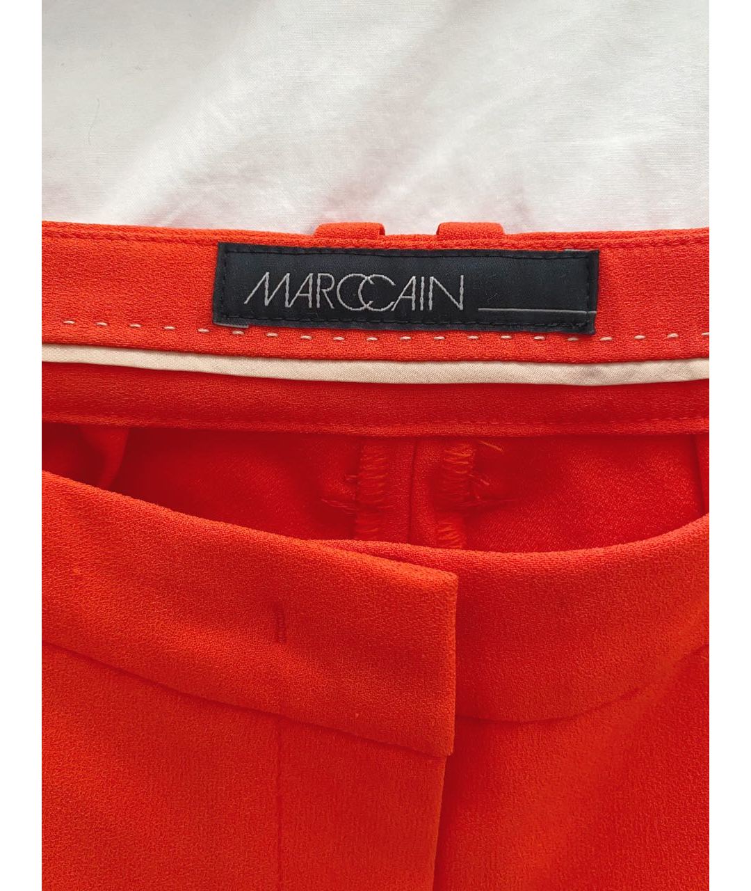 MARC CAIN Оранжевое прямые брюки, фото 2