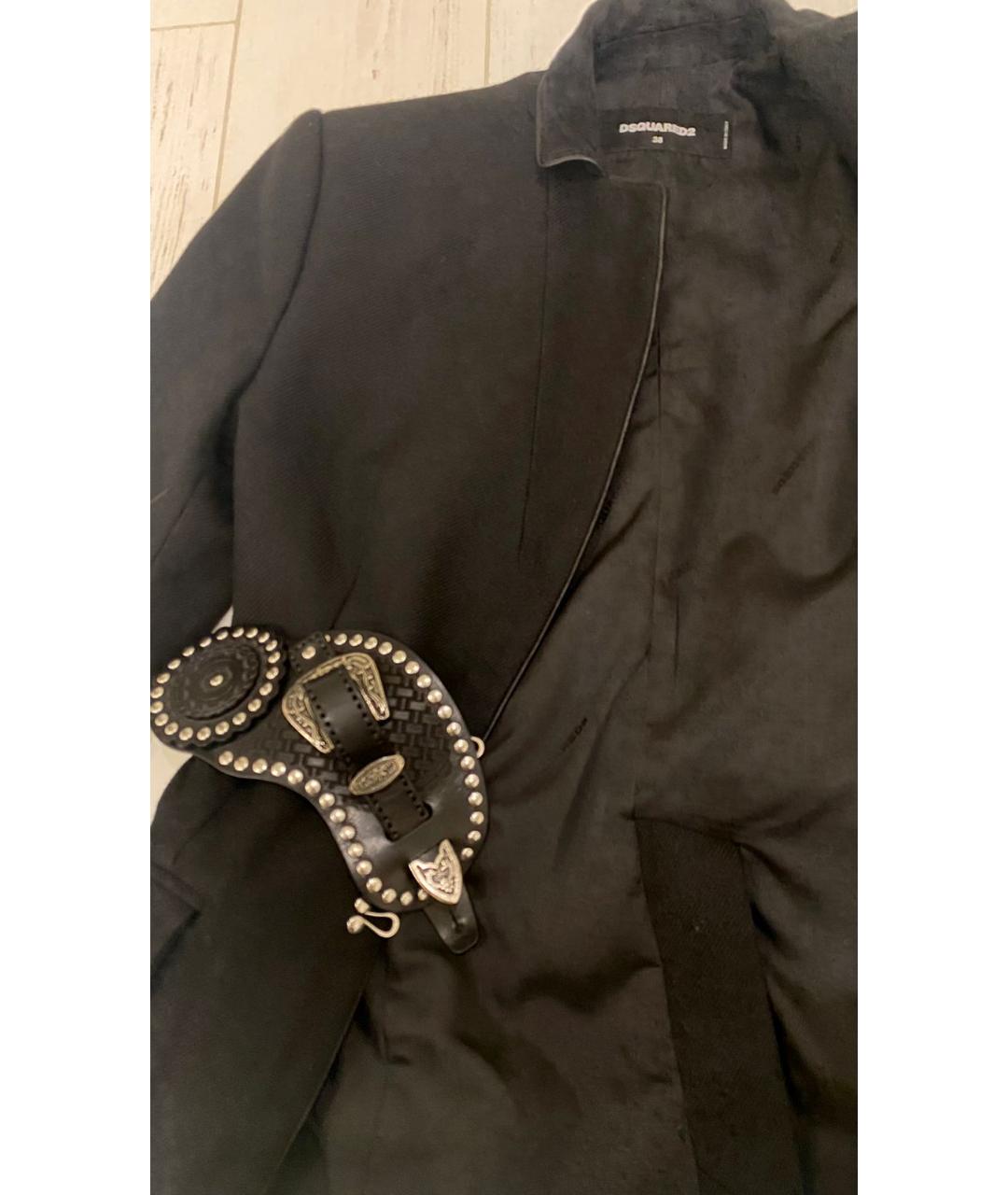 DSQUARED2 Черный жакет/пиджак, фото 3