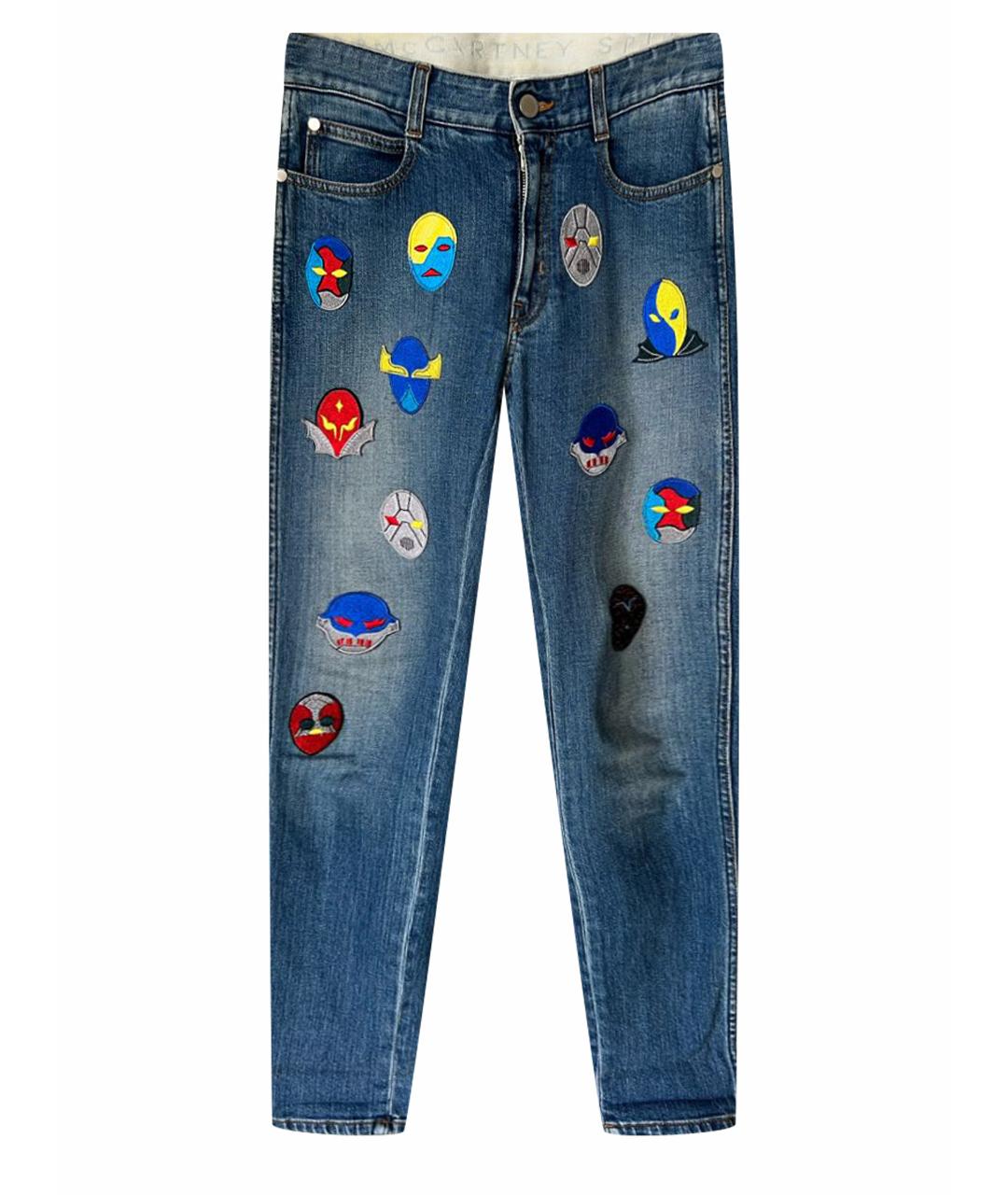 STELLA MCCARTNEY Голубые хлопковые прямые джинсы, фото 1