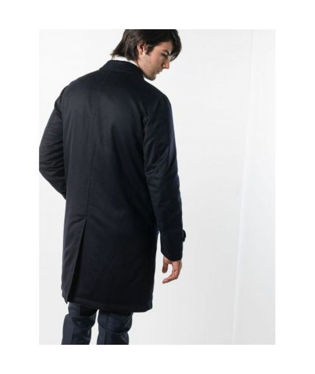 BRIONI Черное шерстяное пальто, фото 3