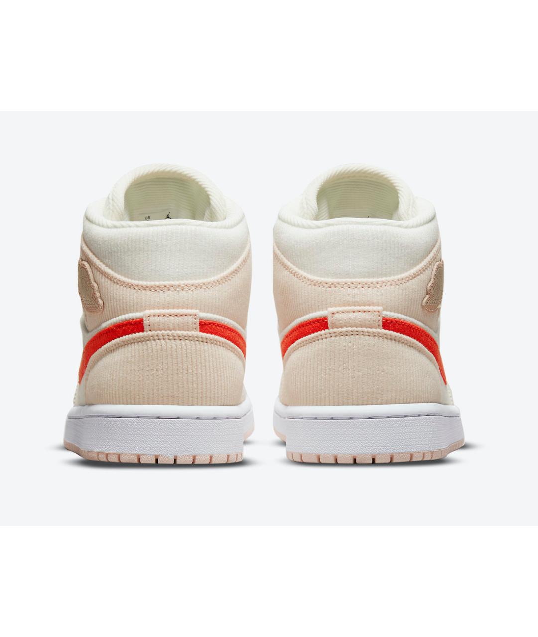 JORDAN Бежевые текстильные кеды, фото 4