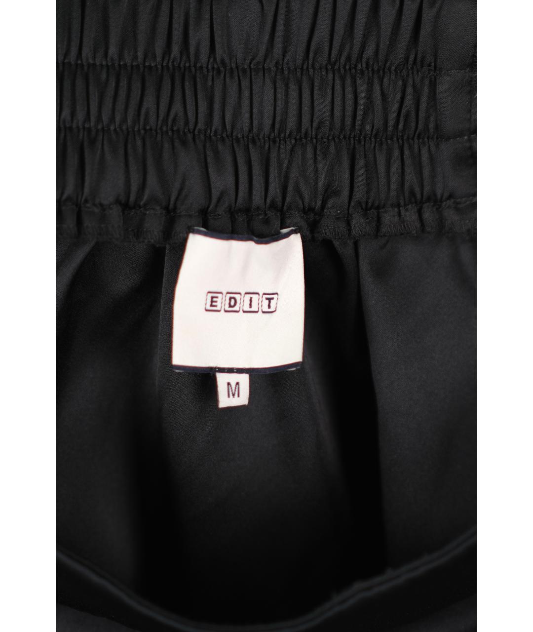 EDIT Черное полиэстеровое повседневное платье, фото 3