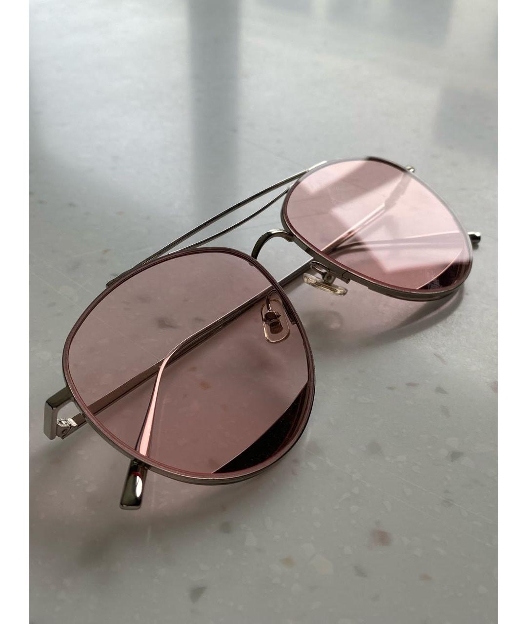 GENTLE MONSTER Розовые металлические солнцезащитные очки, фото 7