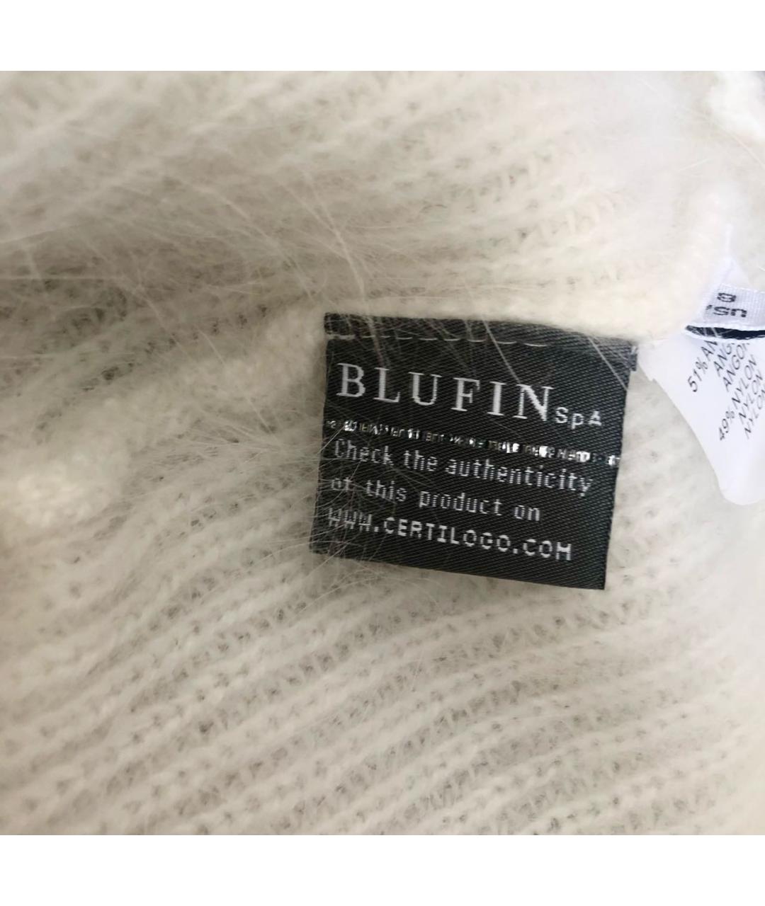 BLUGIRL Белый шерстяной джемпер / свитер, фото 4