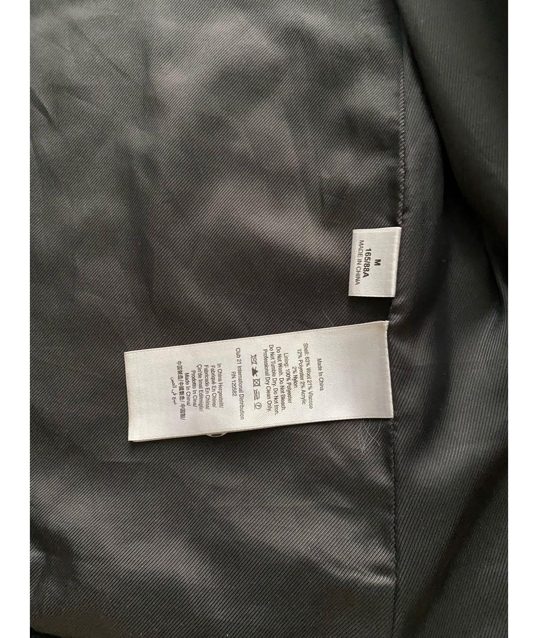 DKNY Антрацитовое пальто, фото 8