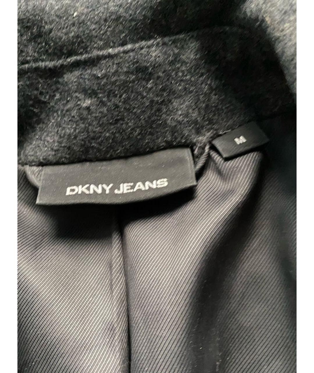 DKNY Антрацитовое пальто, фото 5