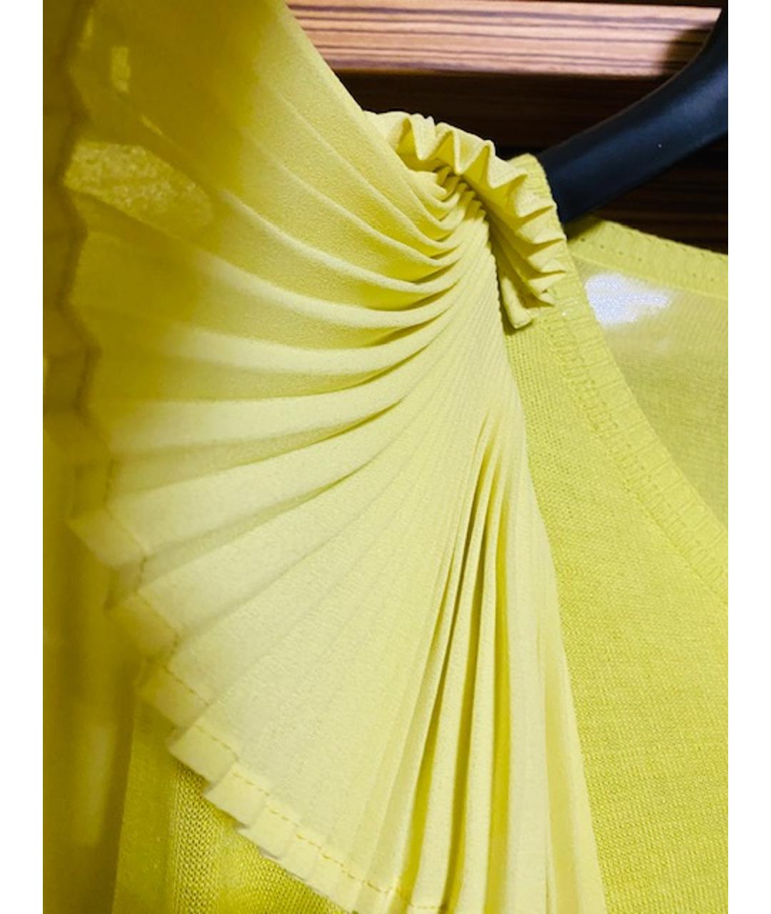 I'M ISOLA MARRAS Желтый вискозный костюм с брюками, фото 6