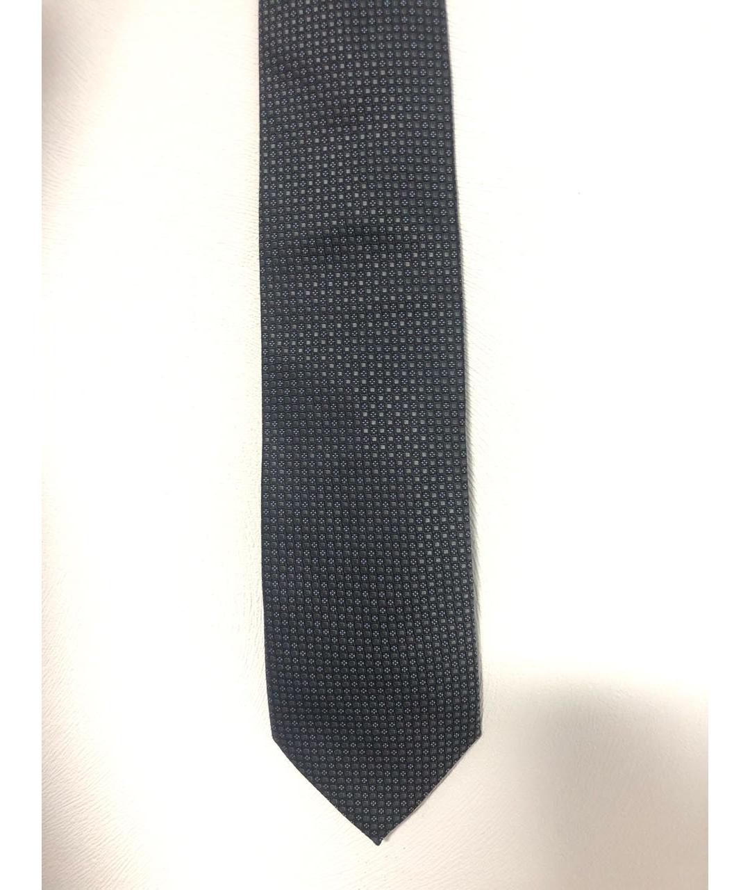 CORNELIANI Антрацитовый шелковый галстук, фото 6