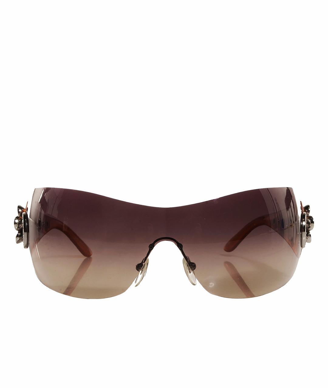 BVLGARI Коричневые солнцезащитные очки, фото 1