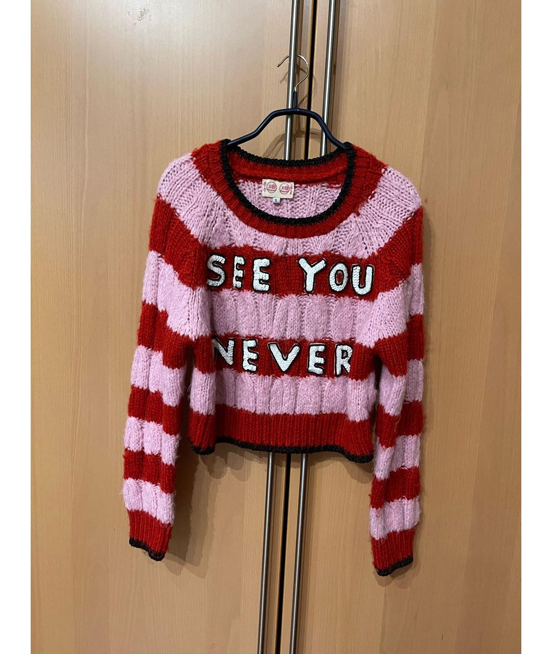 MUA MUA Розовый шерстяной джемпер / свитер, фото 5