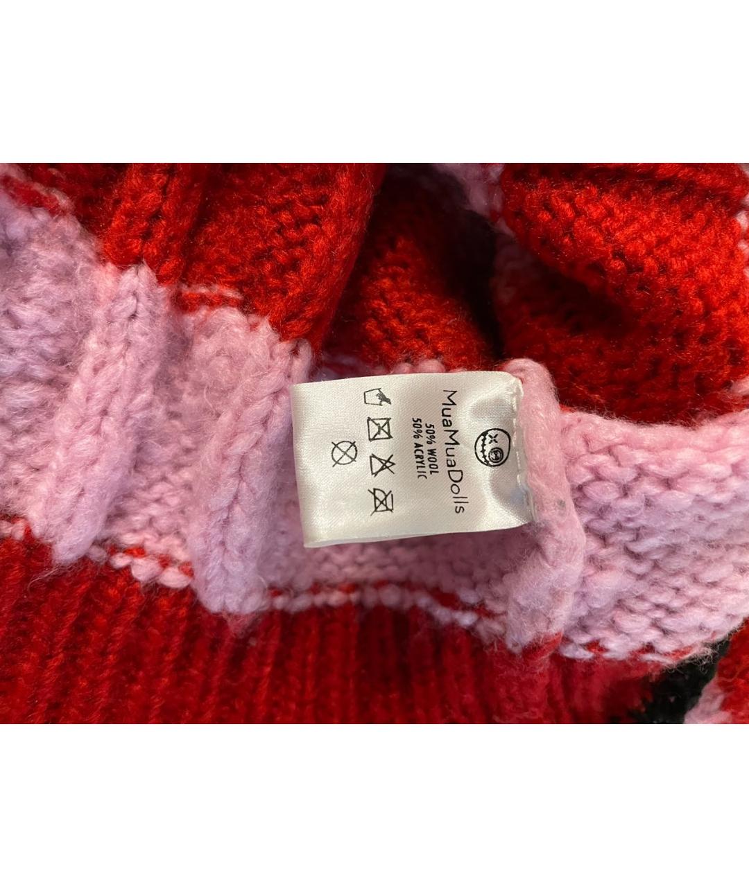 MUA MUA Розовый шерстяной джемпер / свитер, фото 4