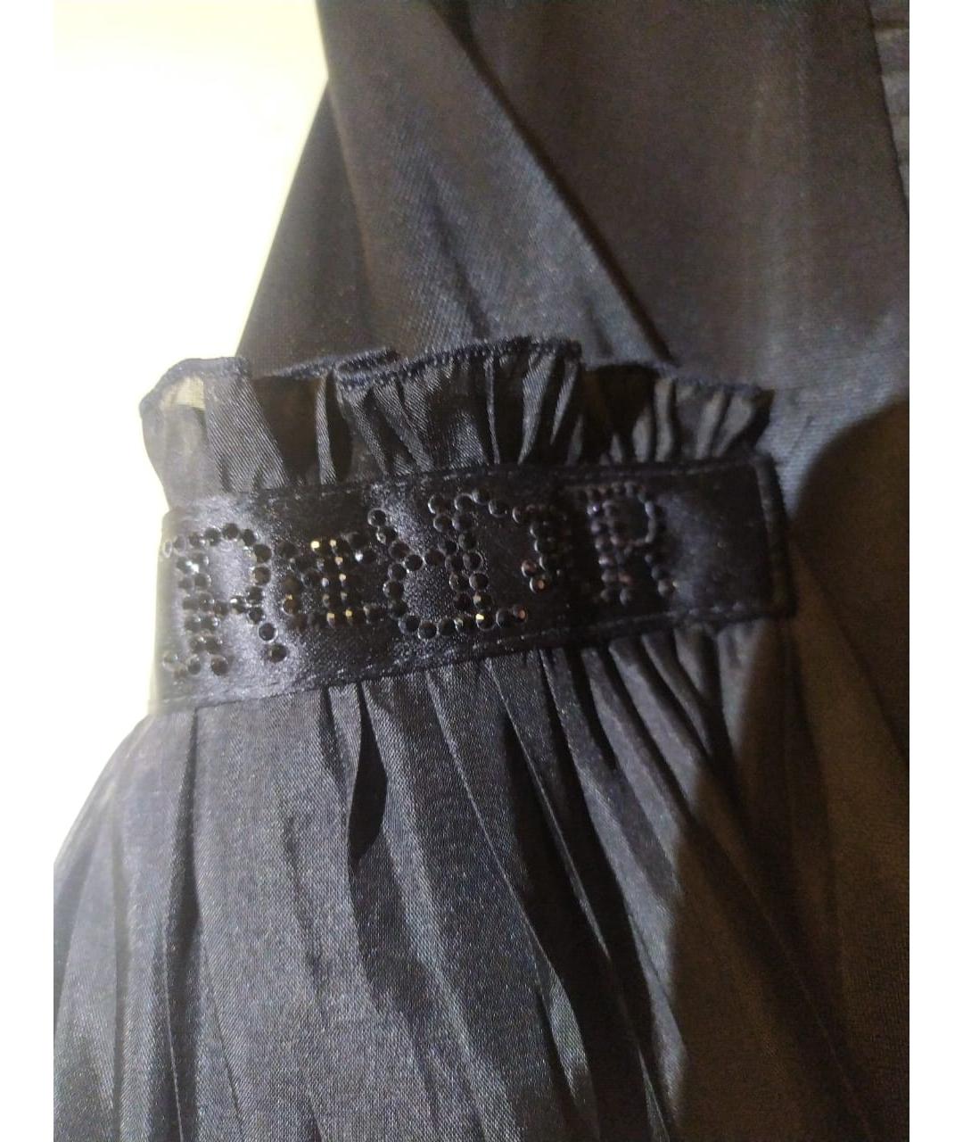 JOHN RICHMOND Черное вискозное вечернее платье, фото 5