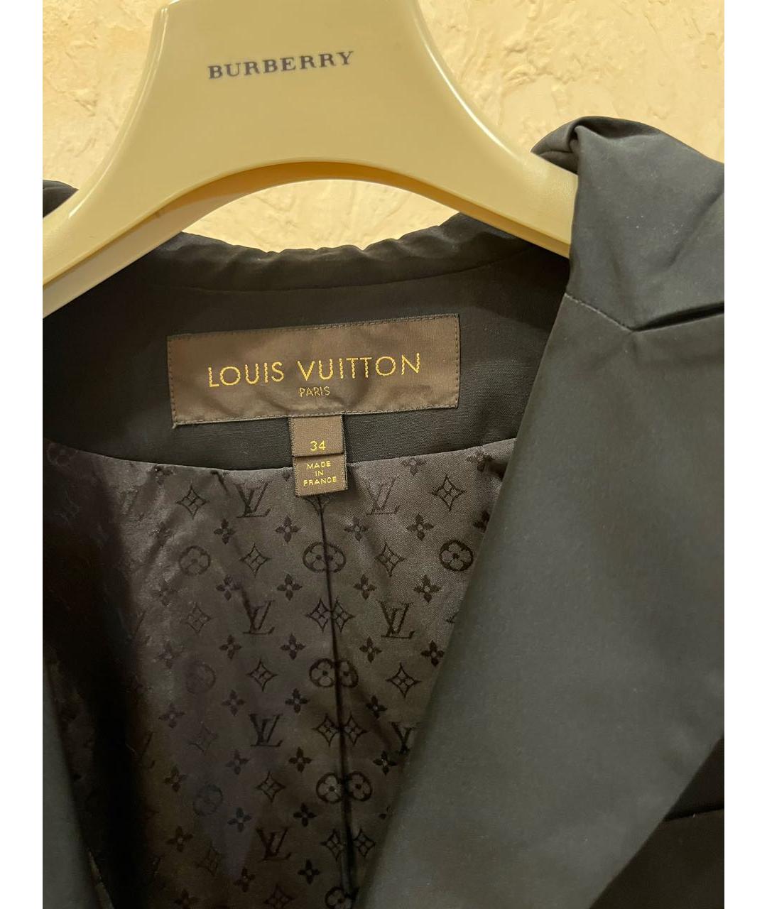 LOUIS VUITTON PRE-OWNED Черный шерстяной костюм с брюками, фото 3