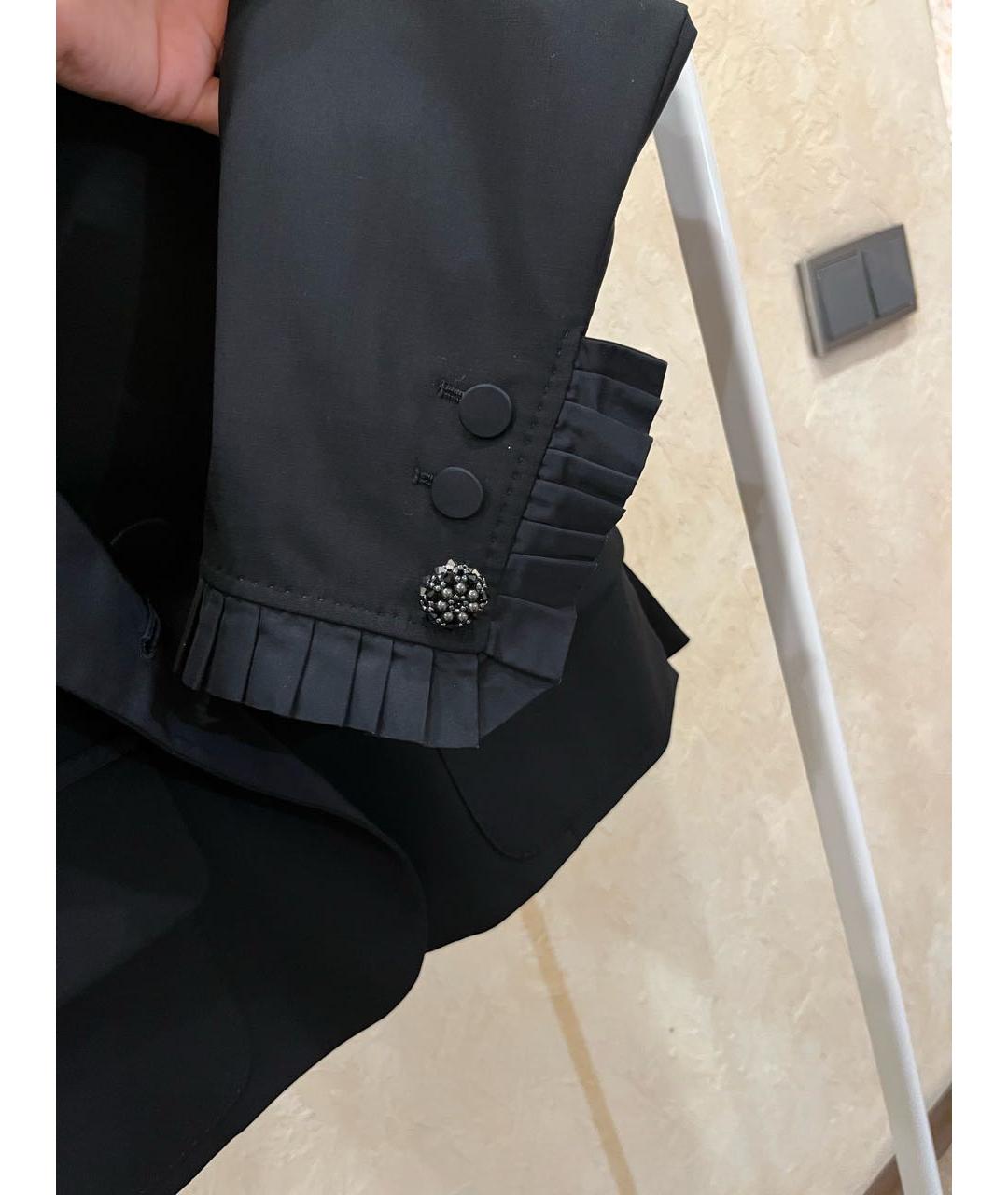 LOUIS VUITTON PRE-OWNED Черный шерстяной костюм с брюками, фото 4