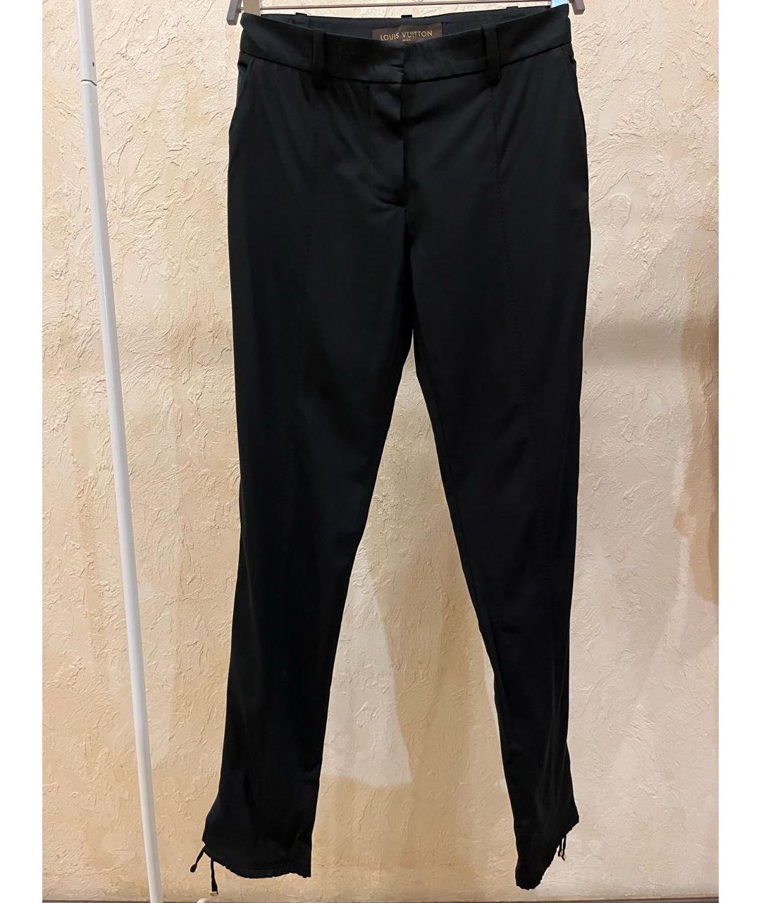 LOUIS VUITTON PRE-OWNED Черный шерстяной костюм с брюками, фото 2