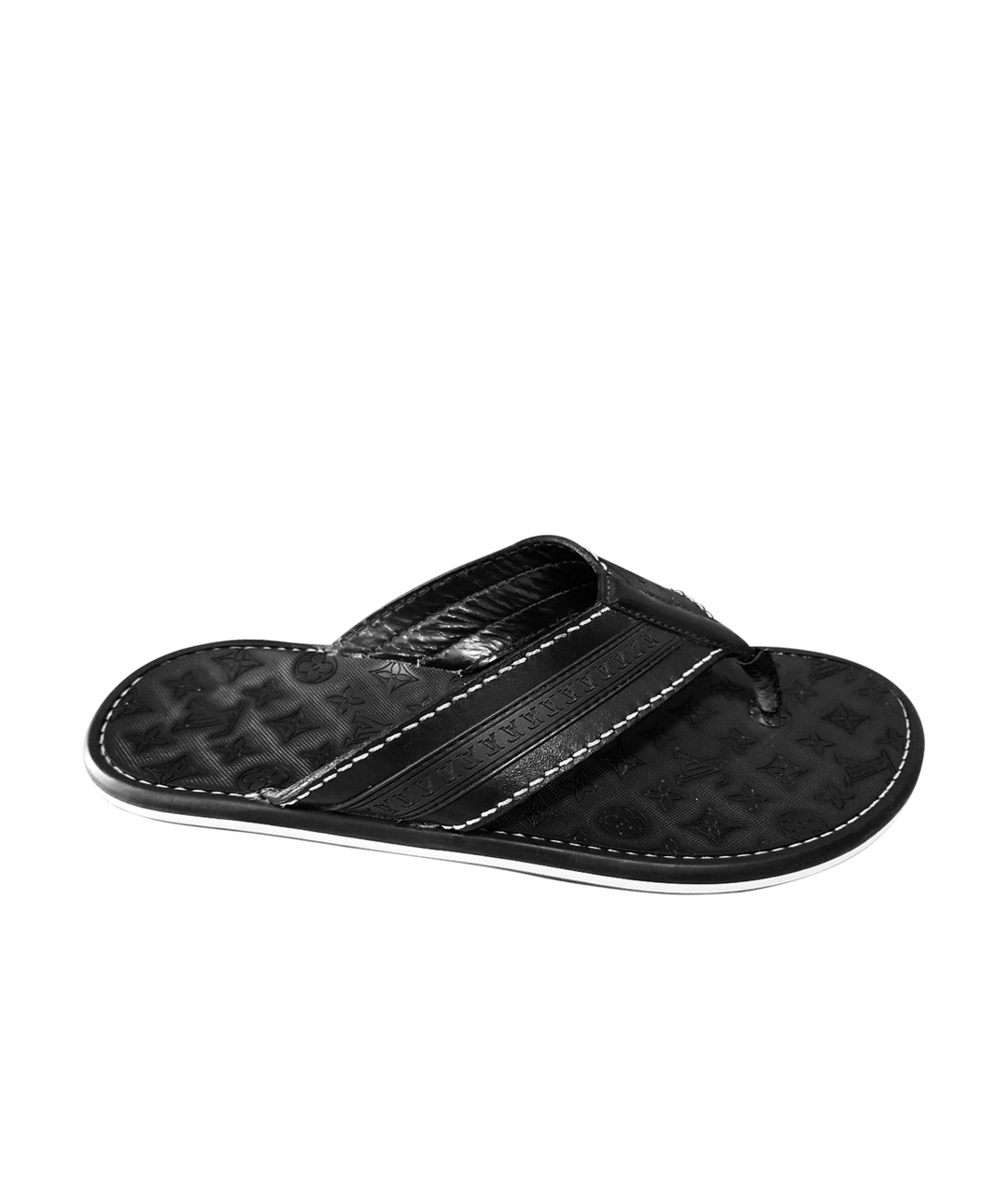 LOUIS VUITTON PRE-OWNED Черные кожаные сандалии, фото 1