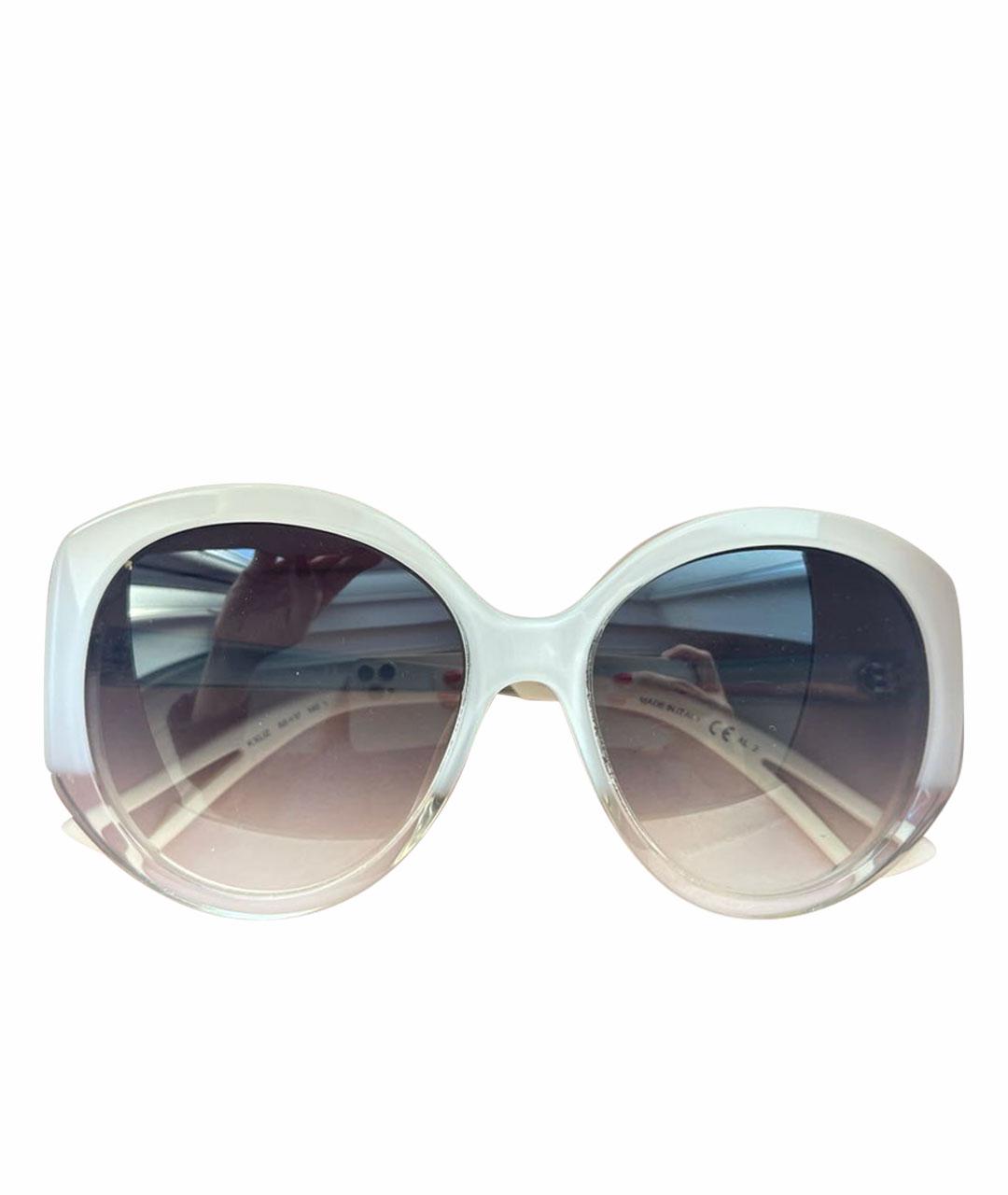 CHRISTIAN DIOR PRE-OWNED Белые пластиковые солнцезащитные очки, фото 1