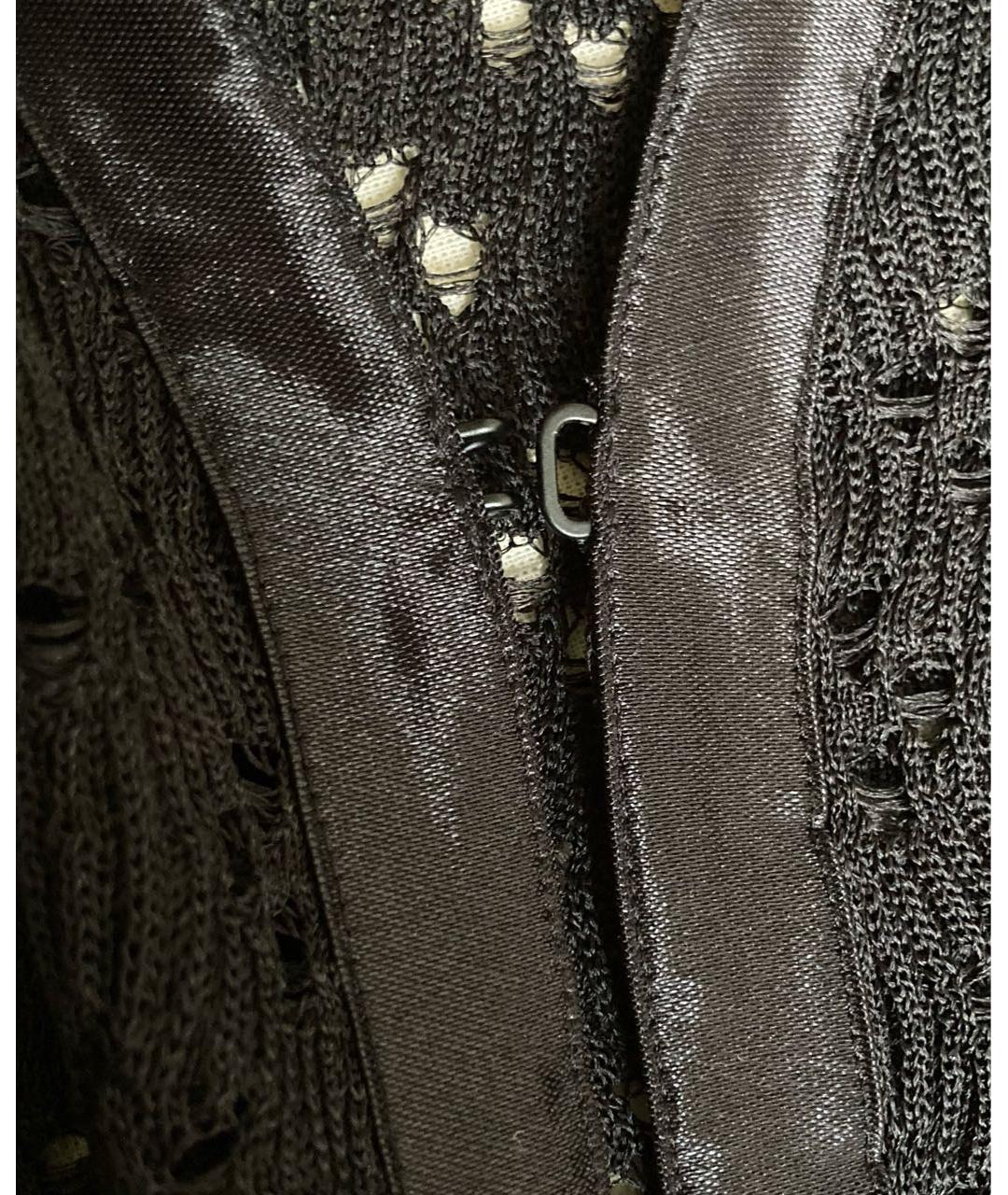 CHANEL PRE-OWNED Черный шелковый жакет/пиджак, фото 6