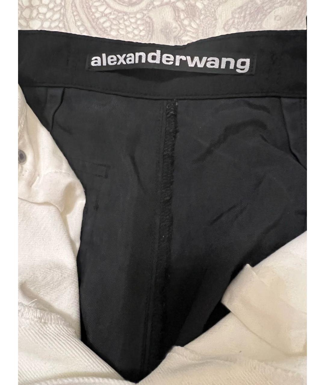 ALEXANDER WANG Белые прямые джинсы, фото 3