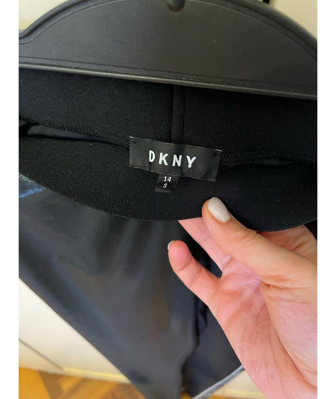 DKNY Черные полиэстеровые брюки и шорты, фото 3